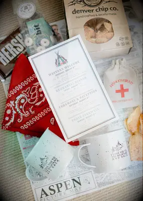 Thoughtful keepsakes for wedding welcome gift