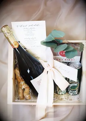 Drinks for wedding welcome gift