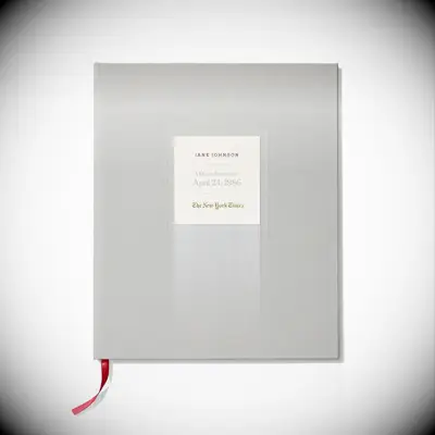 Special day book engagement gift idea from parents