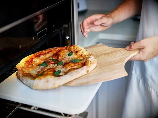 Pizza stone and wooden pizza paddle last-minute bridal shower gift Amazon