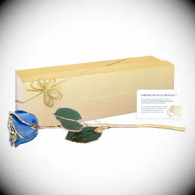 Blue Forever Rose, 45th anniversary gift