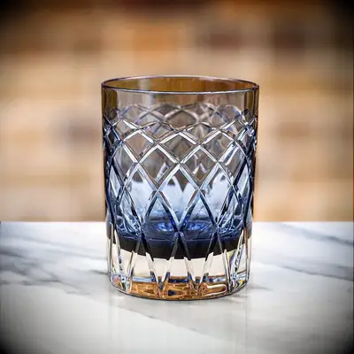 Crystal whiskey glass