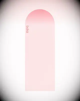 Sleek pink yoga mat