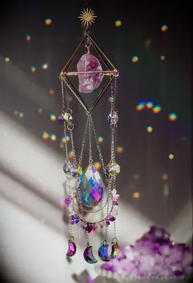 Pretty crystal suncatcher gift