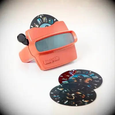 Photo glasses slider