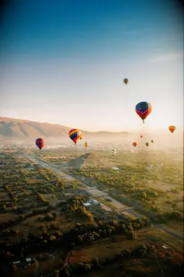 Hot air balloon excursion