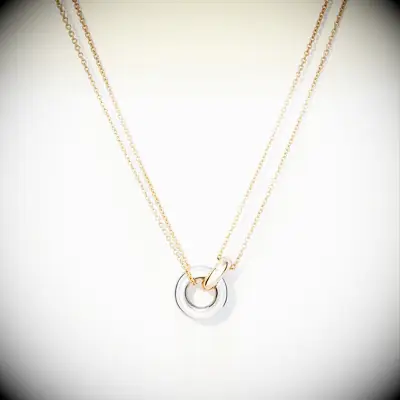 Interlocking loops necklace wedding gift for daughter from Mejuri 