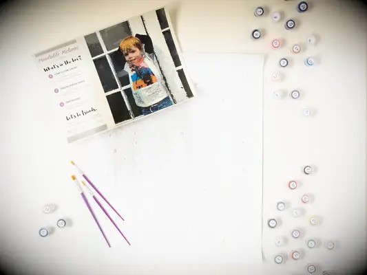 Uncommon Goods custom paint-by-number picture gift idea