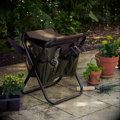 Garden stool seat