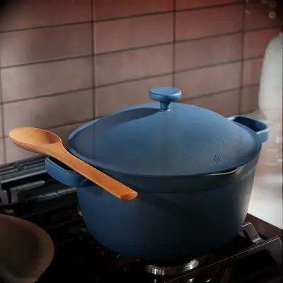 Blue cook pot