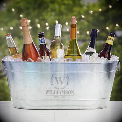 Custom metal drinks cooler