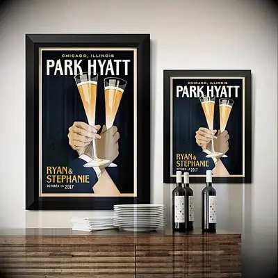 First toast personalized prints