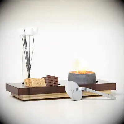 Indoor firepit for smores
