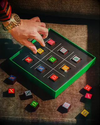 Chocolate tik tac toe gift set