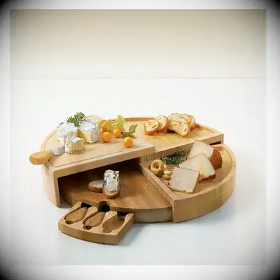 Chic compact cheese board from Uncommon Goods