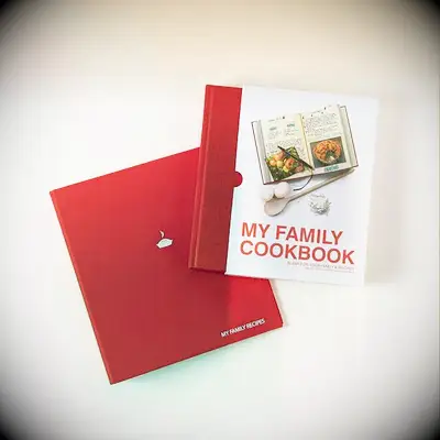 Family cookbook gift