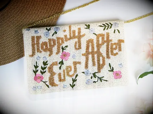 Beaded clutch bachelorette party gift