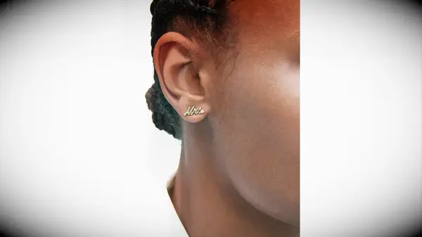 Mrs. stud earrings from Kate Spade bachelorette party gift for bride