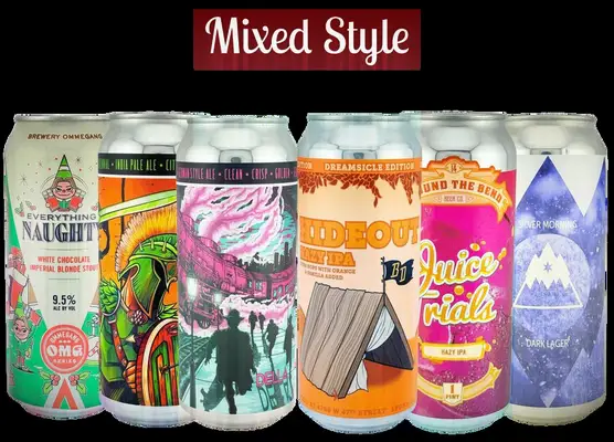 Selection of craft beers