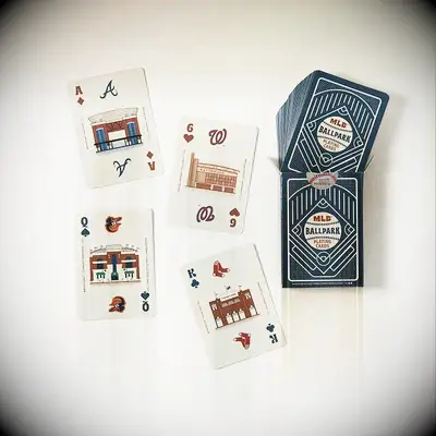 Baseball playing cards groomsmen gift