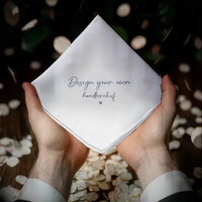 Embroidered handkerchief gift