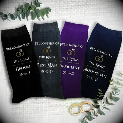 Lord of the rings themed socks