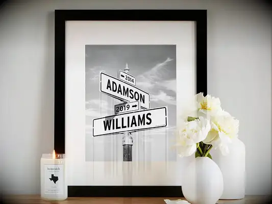 24th anniversary personalized couple