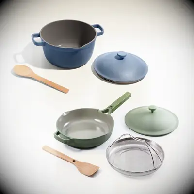 Multi-purpose cookware set from Our Place 9 year anniversary gift