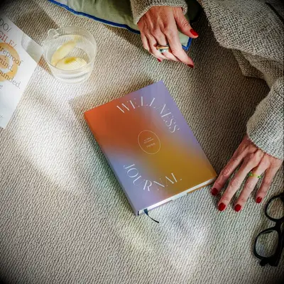 Wellness journal maid of honor gift for bride