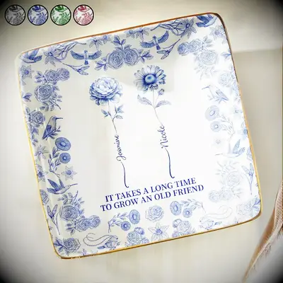 Personalized ring dish maid of honor gift to bride