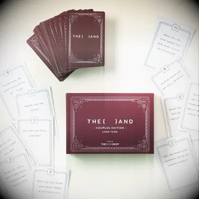 Couples connection cards paper anniversary gift from Uncommon Goods