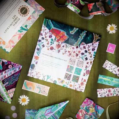 origami craft set paper anniversary gift