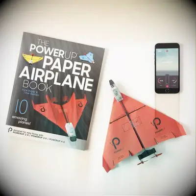 Phone controlled paper airplane paper anniversary gift 