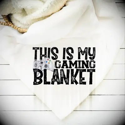 21st birthday Sherpa Gaming Blanket