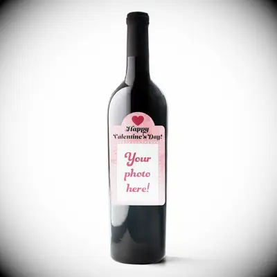 Personalized wine bottle