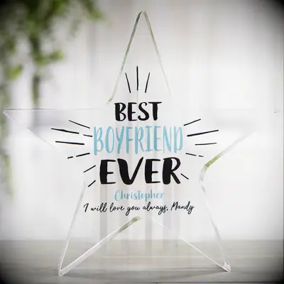 Glass star best boyfriend award