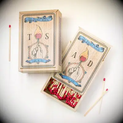 Custom wooden matchbox