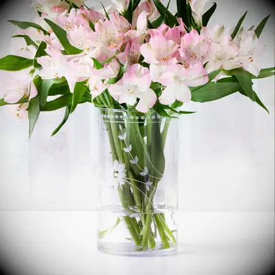 Vintage-inspired glass vase mother-of-the-groom bridal shower gift