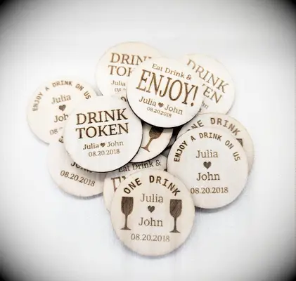 Custom beer coasters