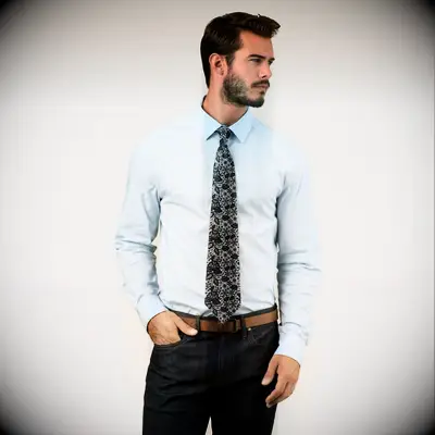 Lace Pattern Tie from Zazzle for your 13th wedding anniversary