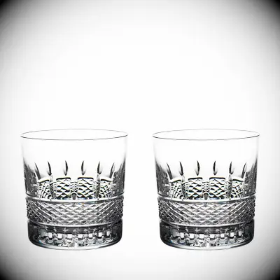 Irish Lace Tumblers from Waterford for the best 13th wedding anniversary gift ideas
