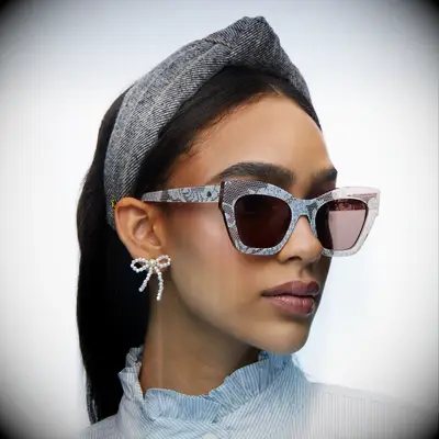 Lace print sunglasses 13th anniversary gift