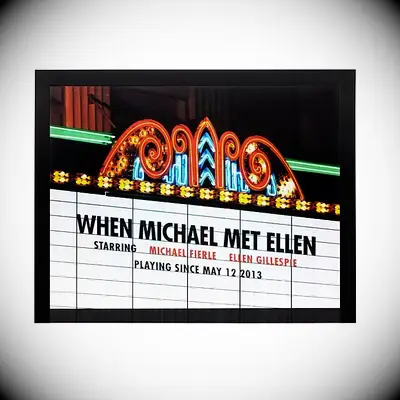 film inspired customized print for your vow renewal gift