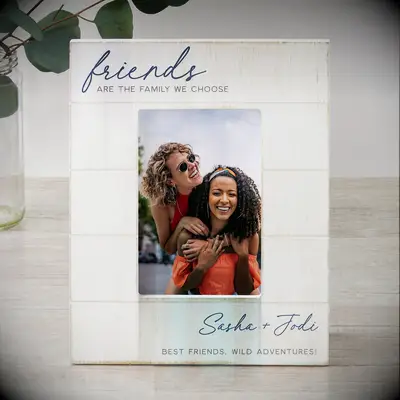 Personalized photo frame wedding gift for couple