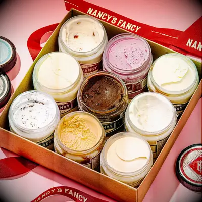 Monthly ice cream subscription wedding gift for couple