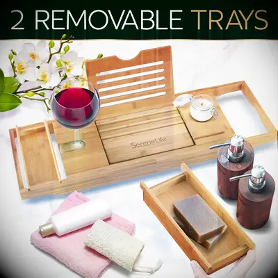 Bamboo bath caddy mother