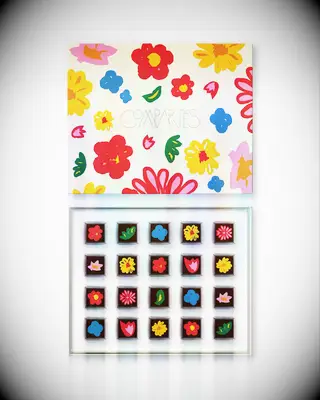 Gourmet chocolate truffles mother