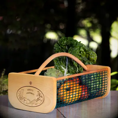 Personalized harvest basket Mother
