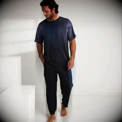Washable silk pajamas father