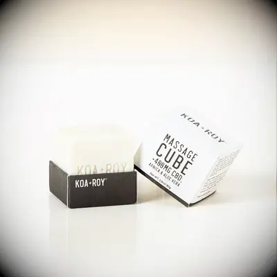 CBD massage cube gift idea for husband. 